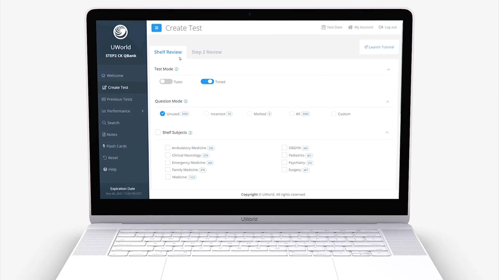 Introducing UWorld's new "Shelf Review" mode on Vimeo