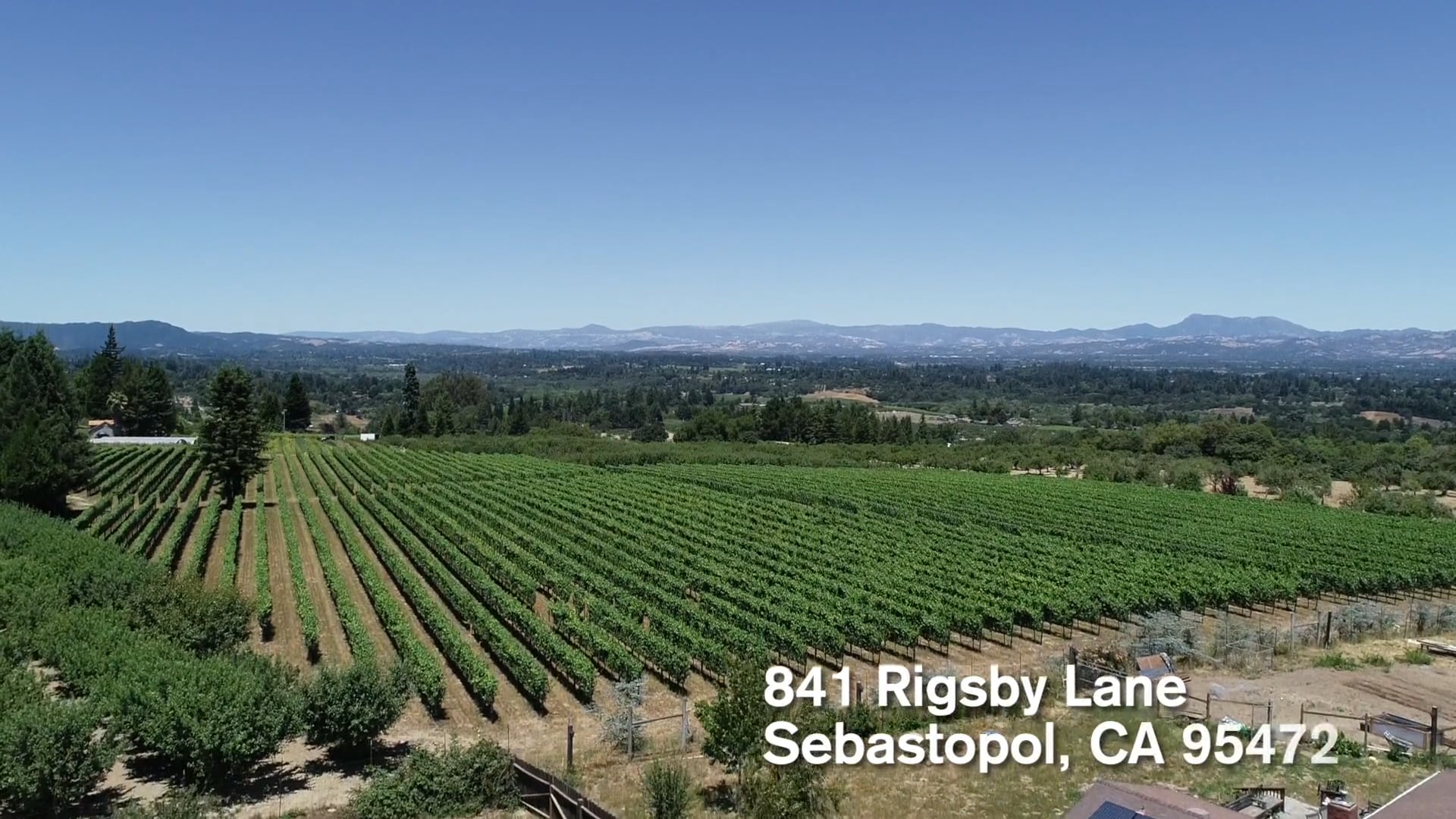 841 Rigsby Lane Sebastopol CA on Vimeo