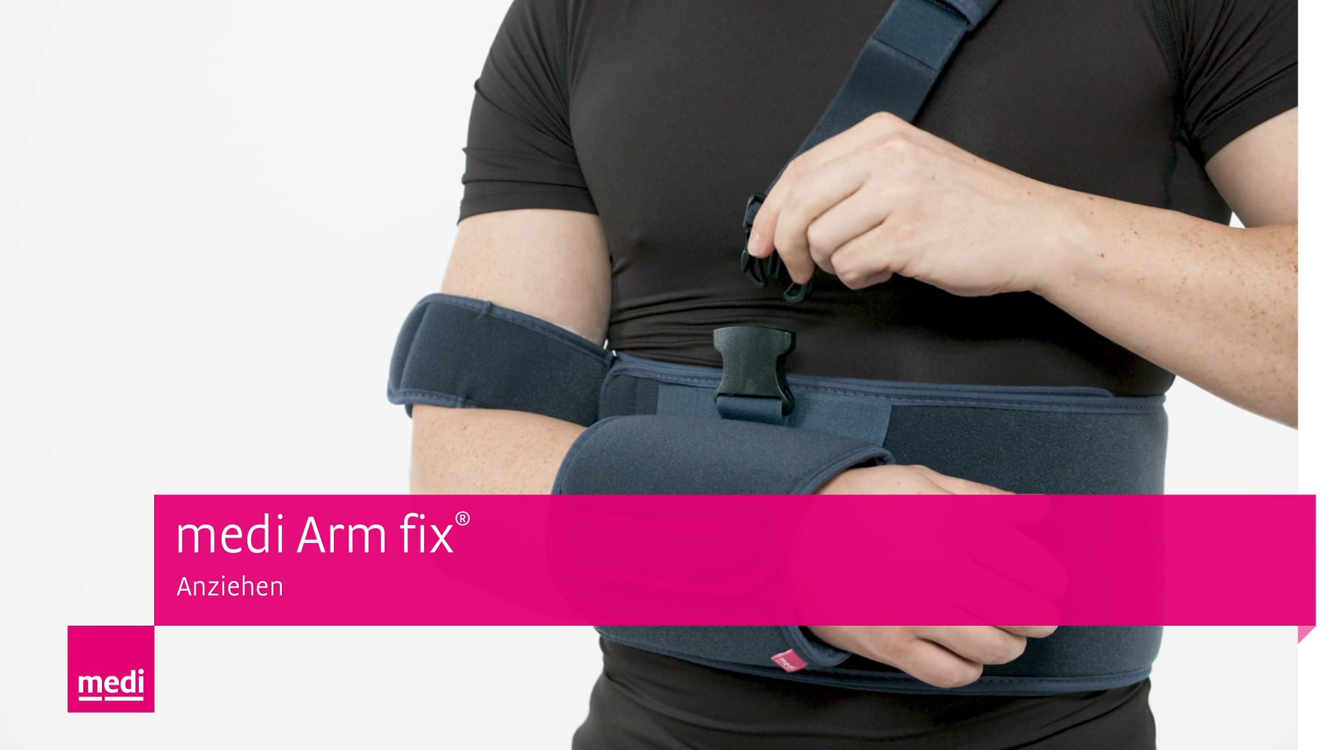 medi Arm fix® Schultergelenkorthese – Anleitung für Patienten on Vimeo