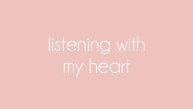 Listening With My Heart - Together Class Collection
