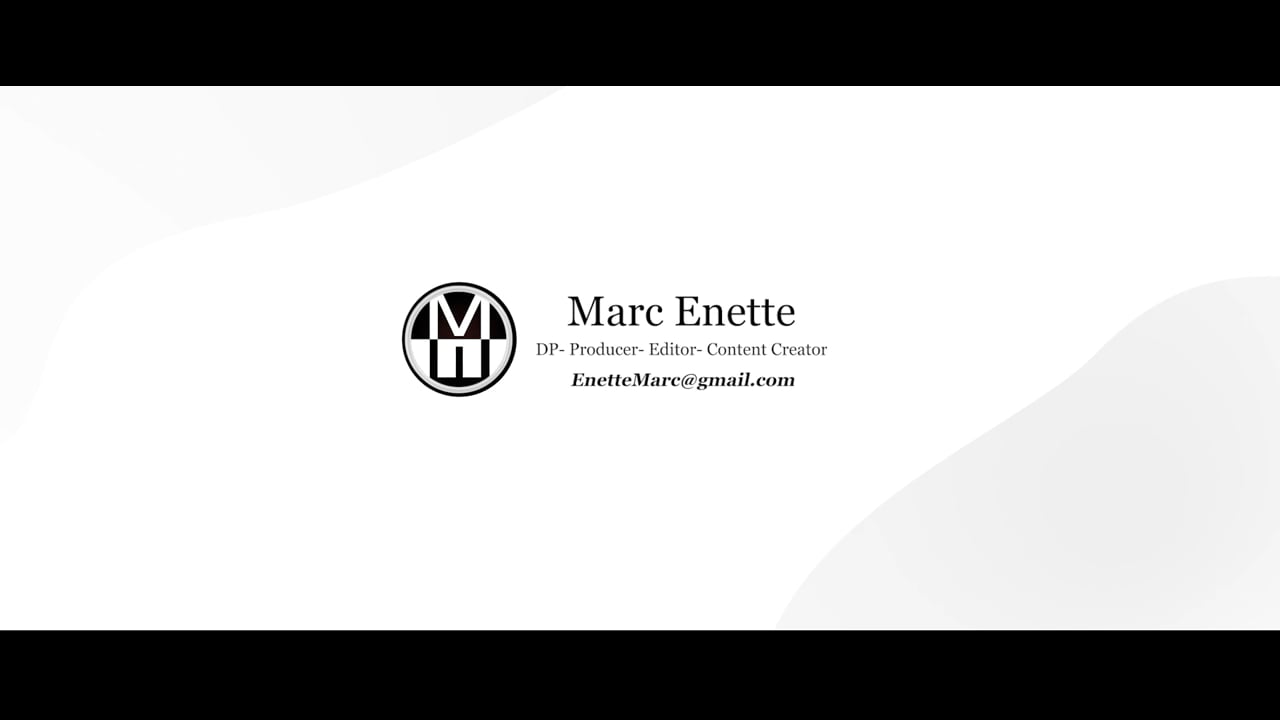Marc Enette Video Reel 2020
