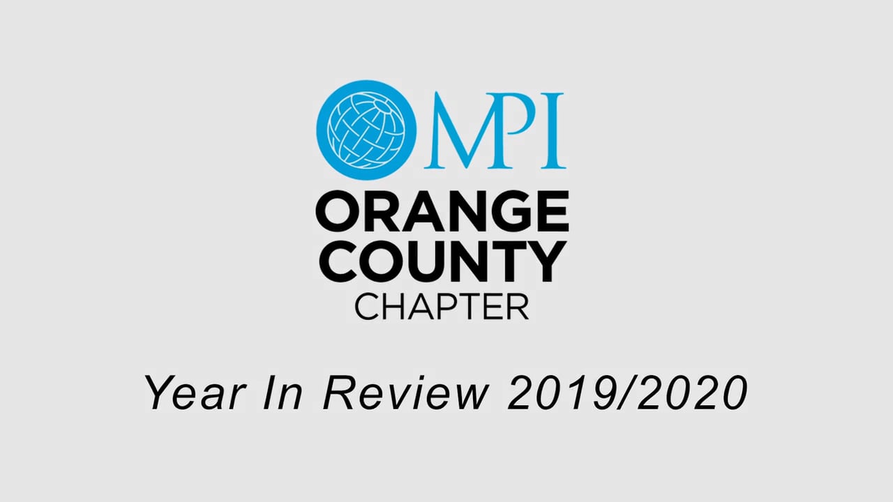 MPIOC Year in Review 2019 ~ 2020 Meeting Planners International Orange County