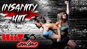 Hiit Class Meets Insanity 21 | with Susie Q, Pam, & Gi Gi | 6/28/20