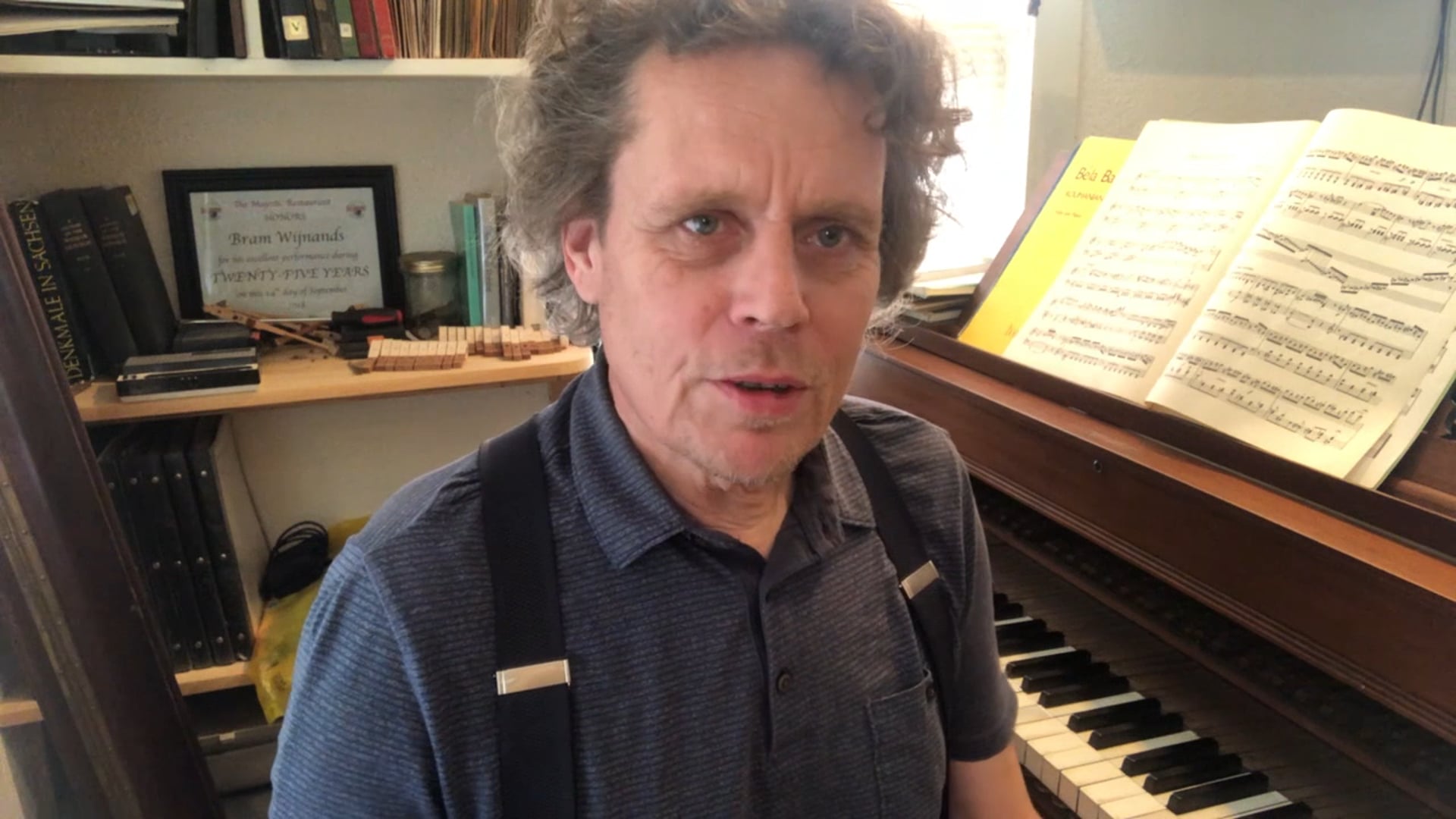 Pianist Bram Wijnands