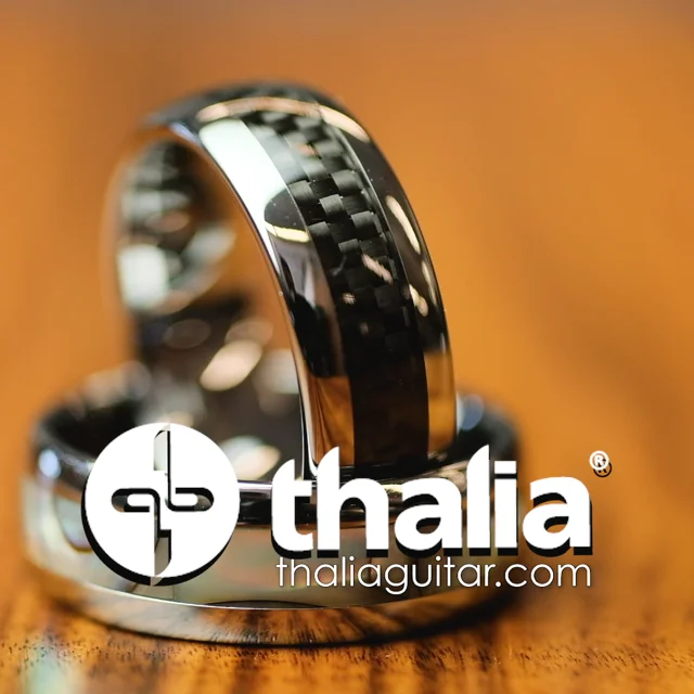8mm - Mens Titanium Wedding Band. Irish Triquetra Ring. Black and Gold Celtic Knot Carbon Fiber Inlay