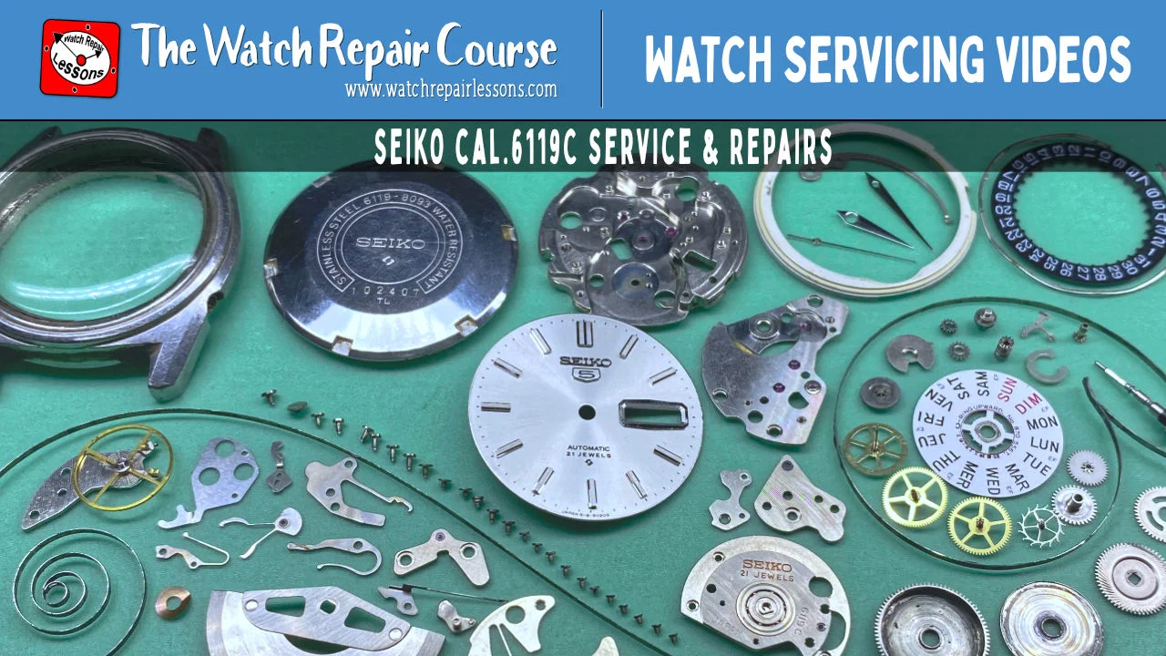 A 1970s Seiko 6119C Automatic Watch – SERVICE, RESTORATION 