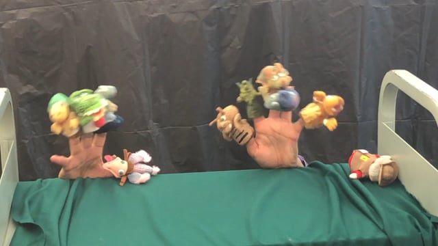 Fractured Fairy Tale Puppet Theater: Ten Little Dinosaurs