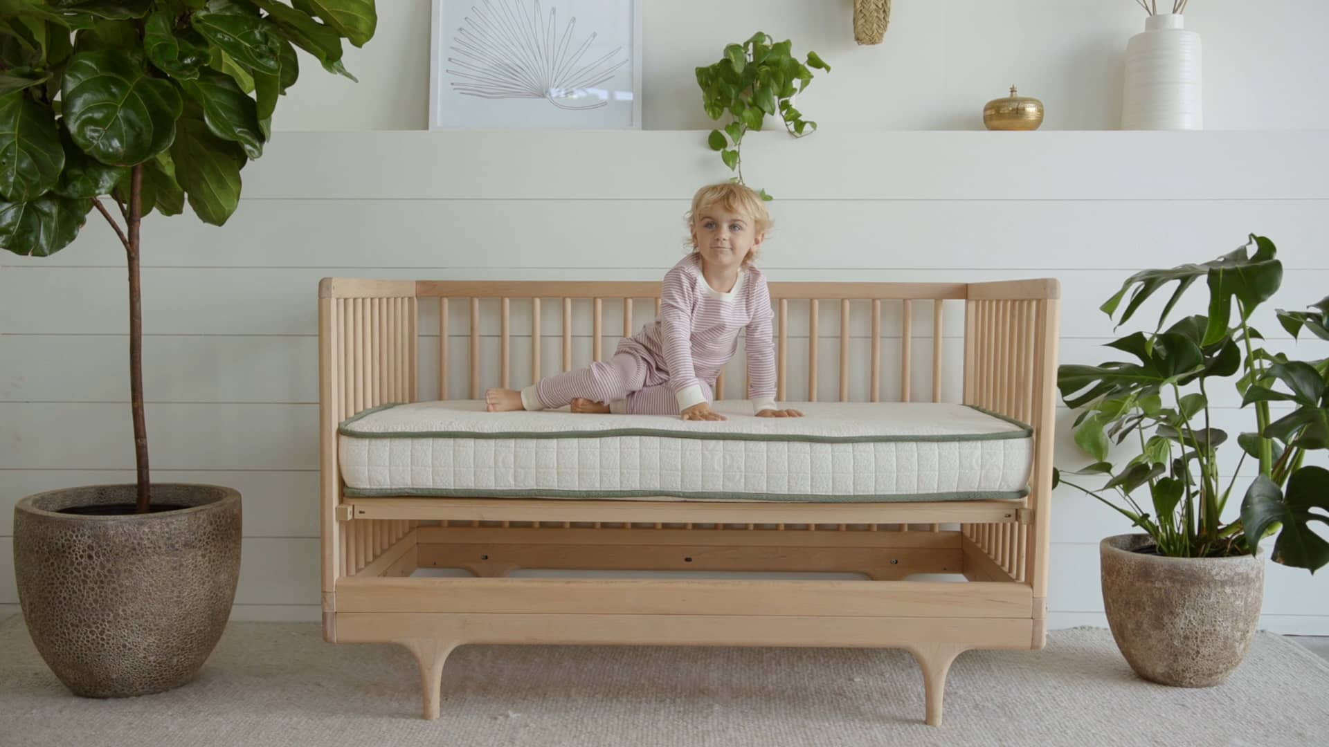 Avocado Green Crib Mattress No Logo on Vimeo