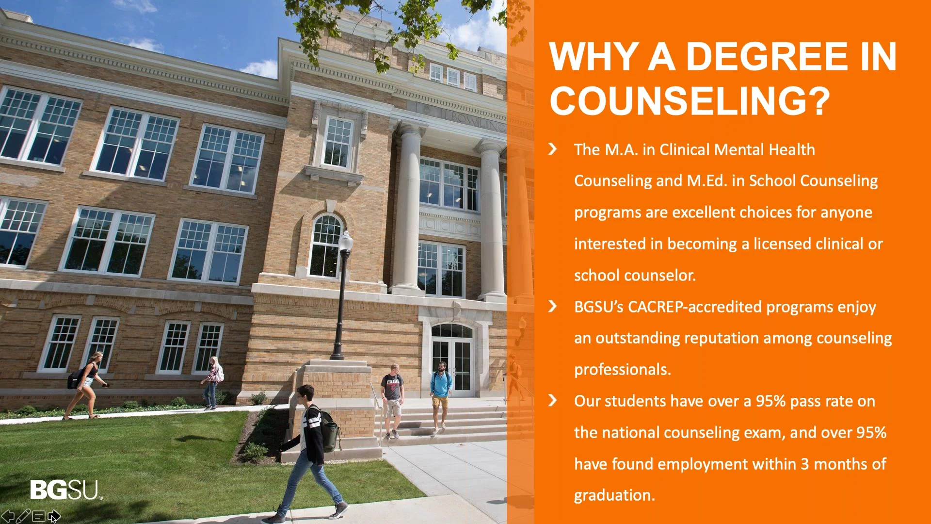 Explore BGSU's Master's Degrees in Counseling on Vimeo