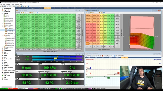 Practical Standalone Tuning: Step 3: Base Table Configuration