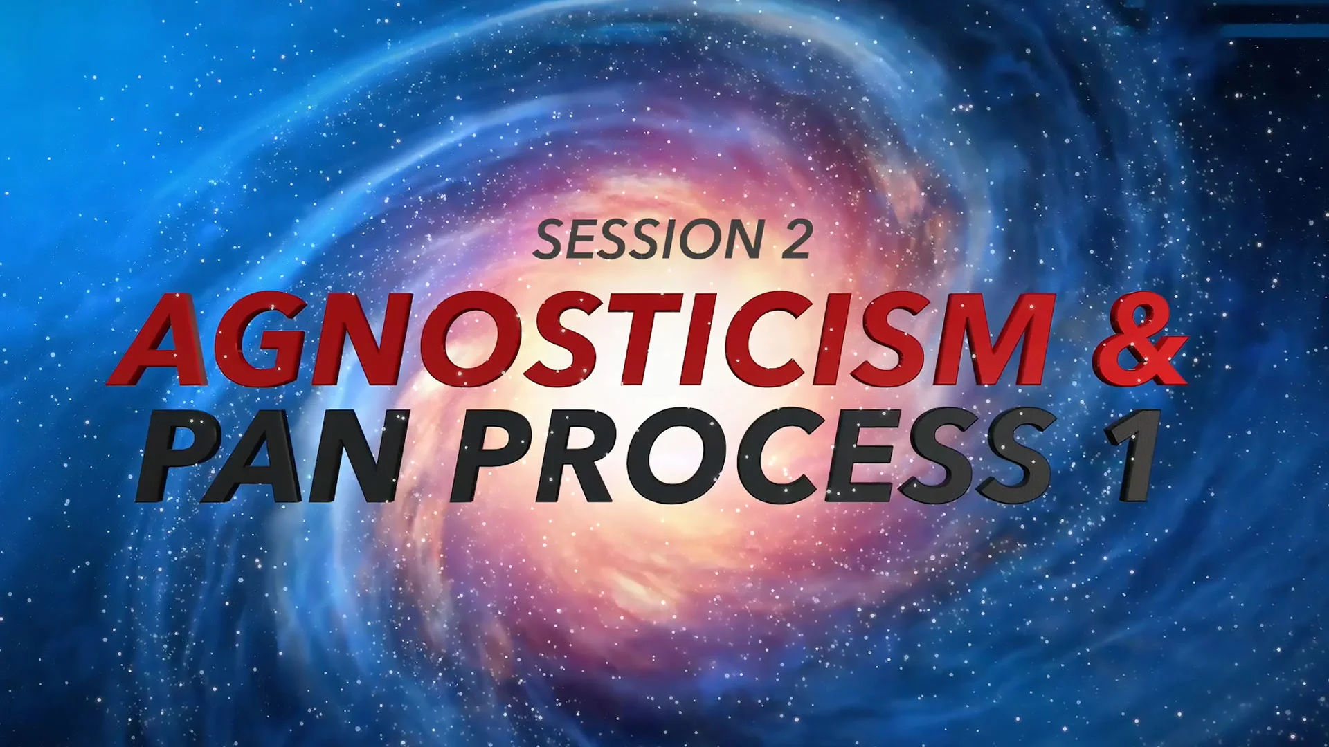 Session 2: Agnosticism and Pan Process 1 (God: Fact or Fiction? - Part ...