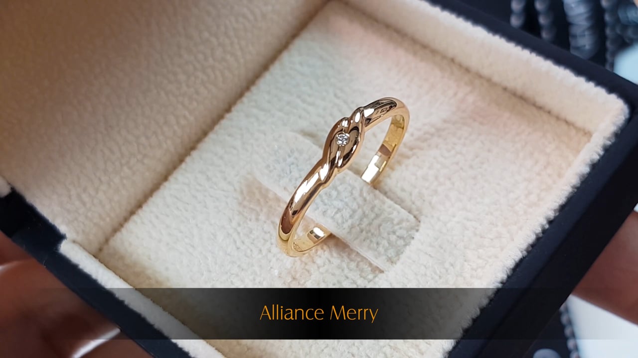 Fede Nuziale Donna Merry - Oro Giallo | Gemperles