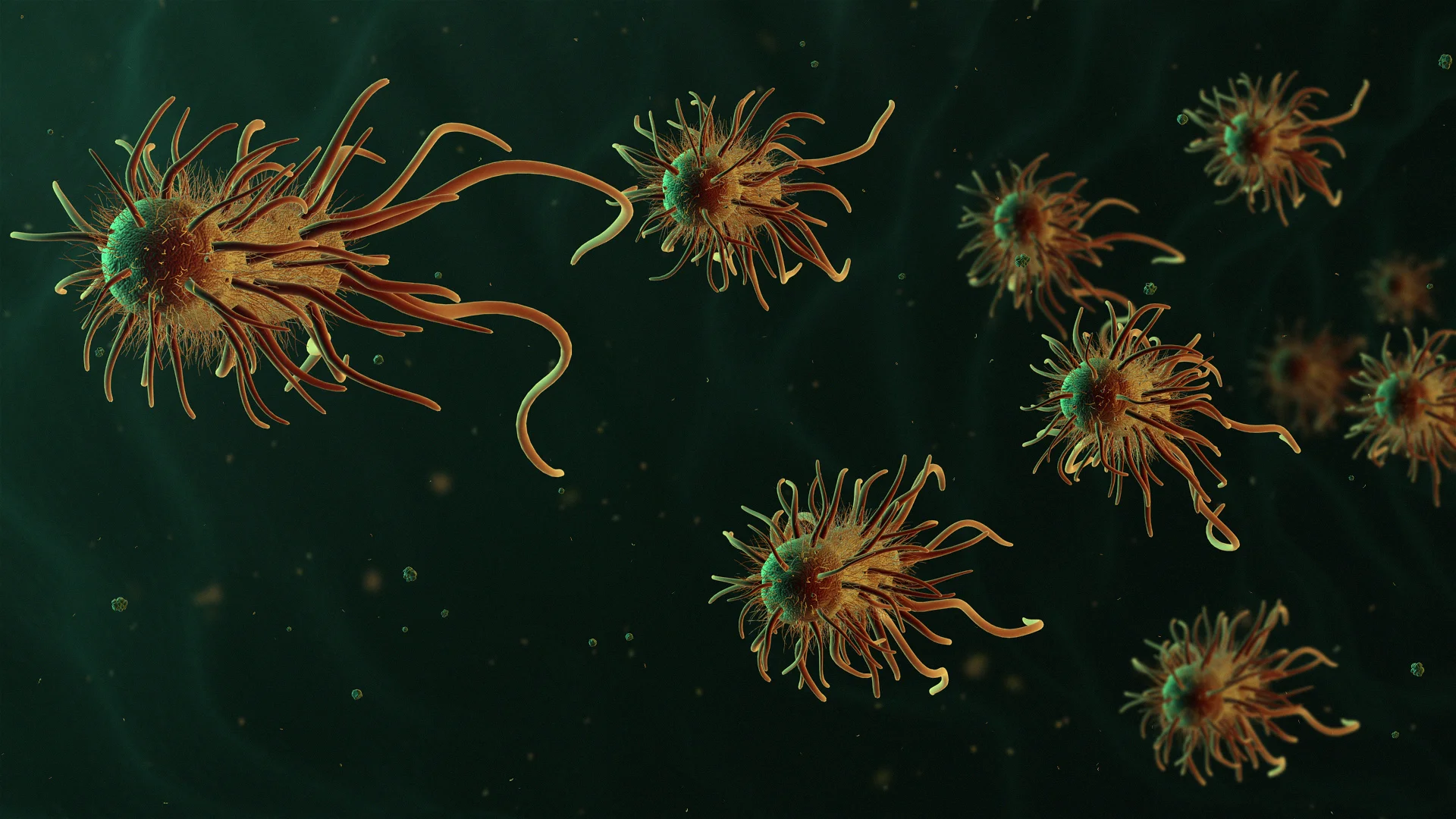 moving bacteria on Vimeo
