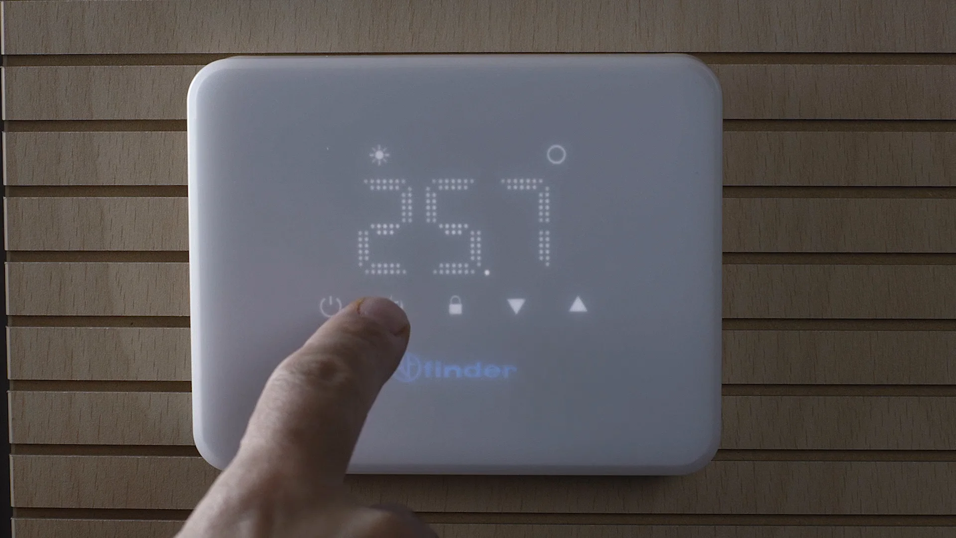 Termostato Digitale Finder BLISS T - Con Funzione Giorno/Notte | Alimentazione A Batterie - Foto 11