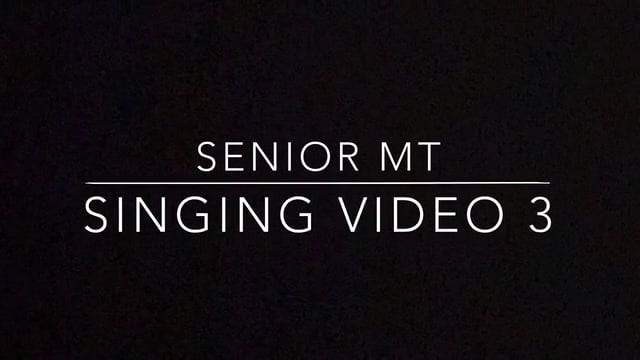 Seniors MT - singing video 3 on Vimeo