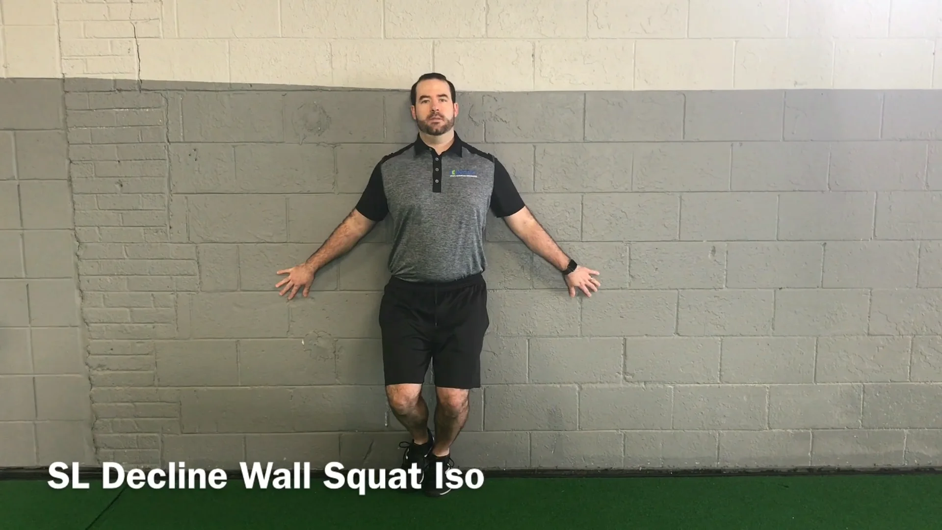 Men's Deep Squat Wall Stretch on Vimeo