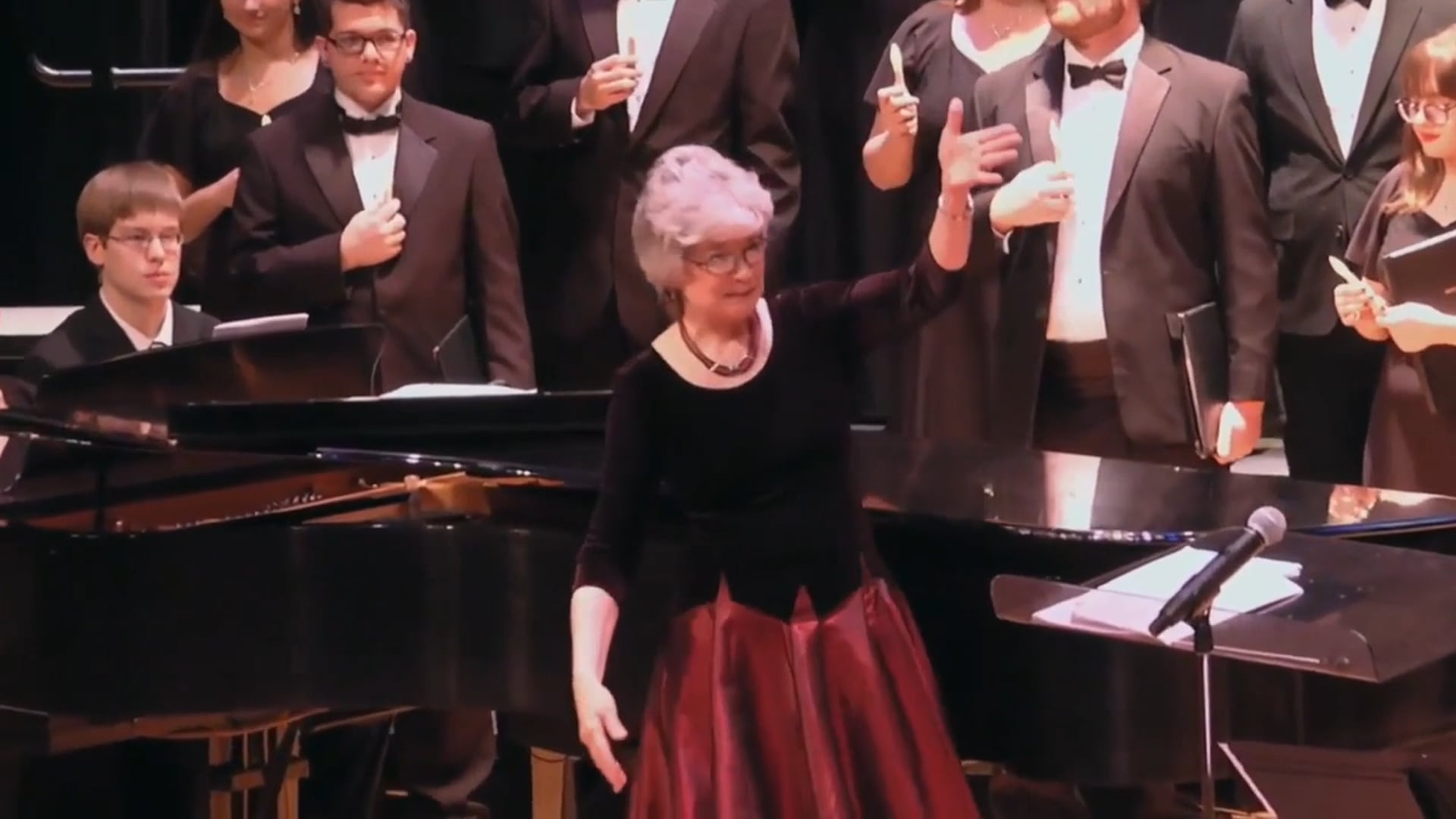 Peggy Dettwiler & Mansfield University Chorus