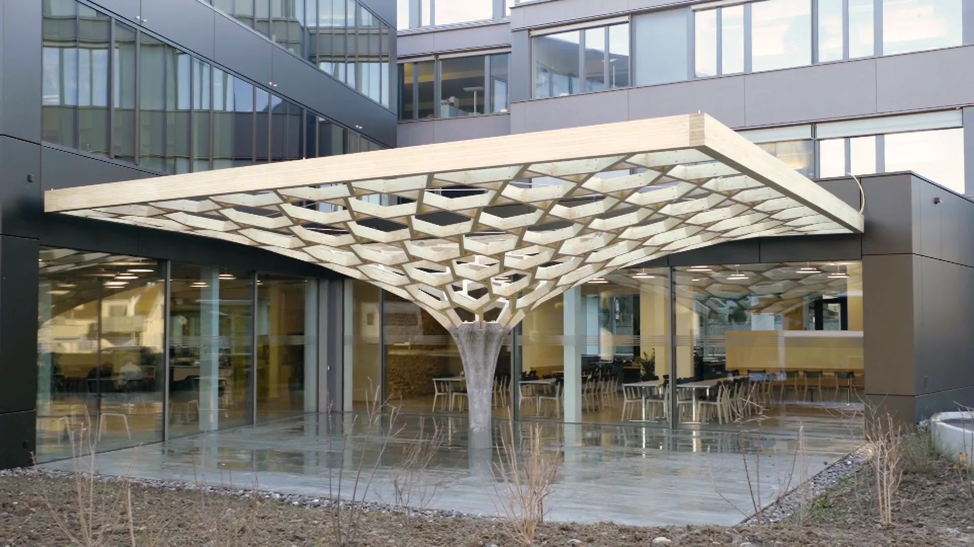 Future Tree: 3D Printed Stacked Canopy by Gramazio Kohler Future Tree: 3D Printed Stacked Canopy by Gramazio Kohler