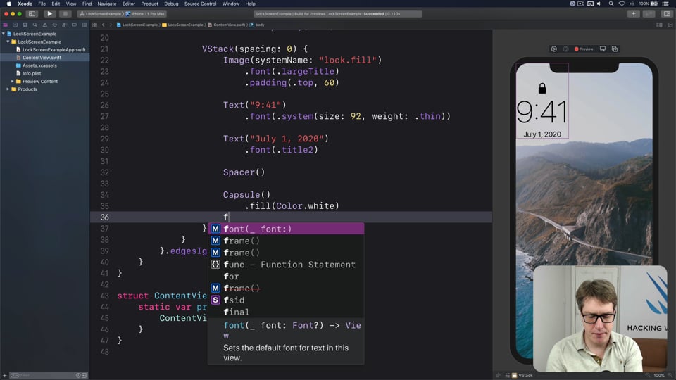Remaking the iOS lock screen
