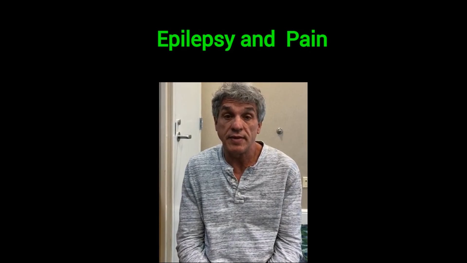 Epilepsy and Pain