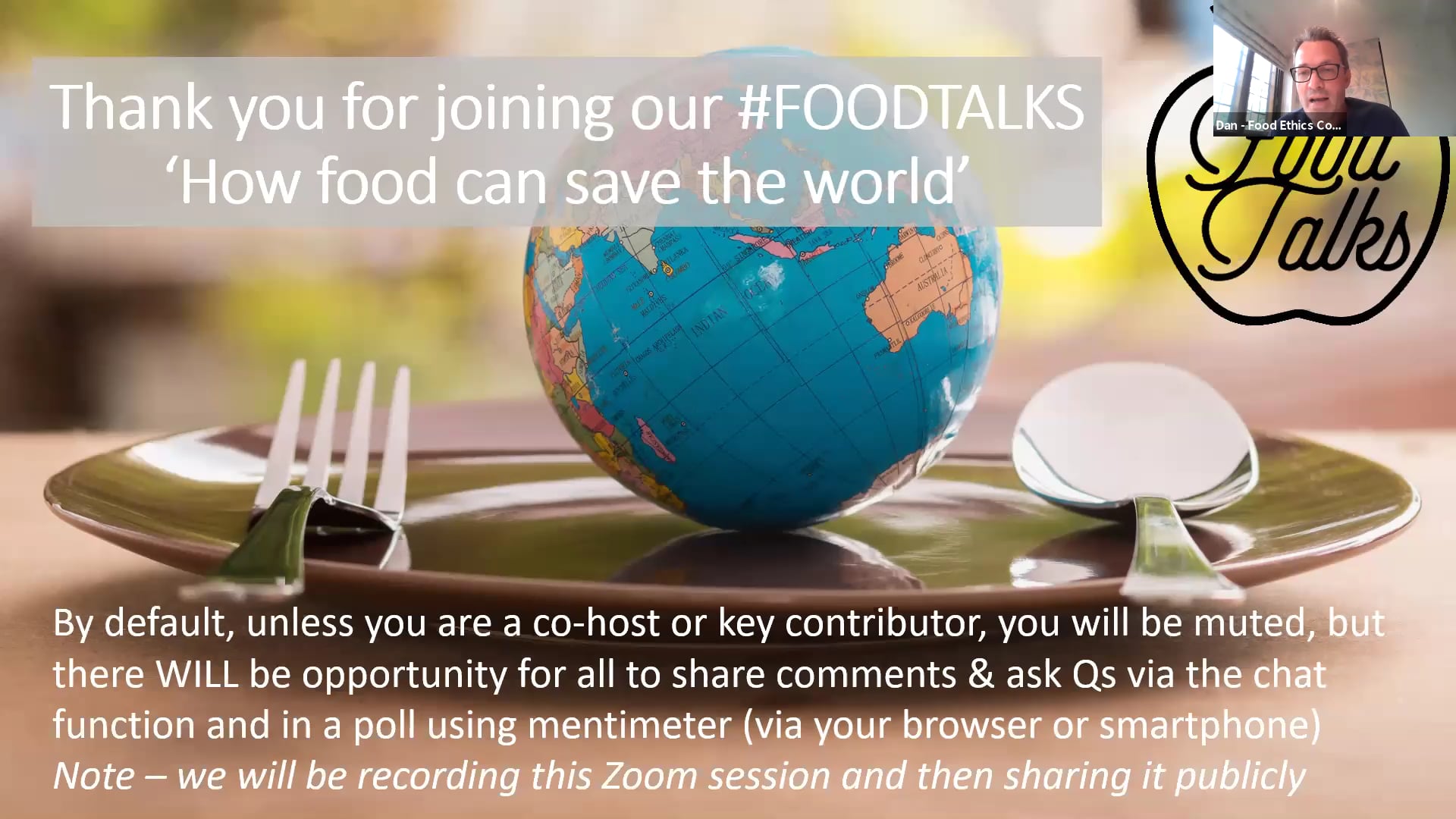 Food Talks - how food can save the world
