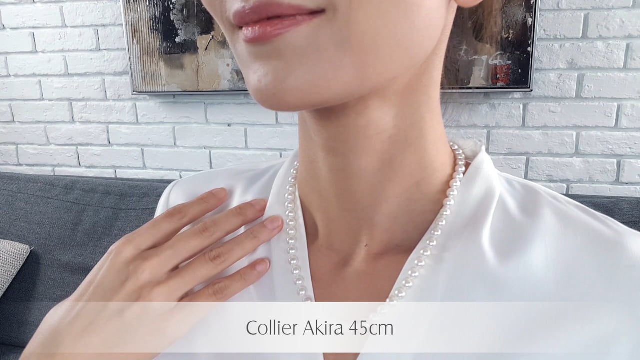Collana Akira 45cm - Perle Akoya | Gemperles