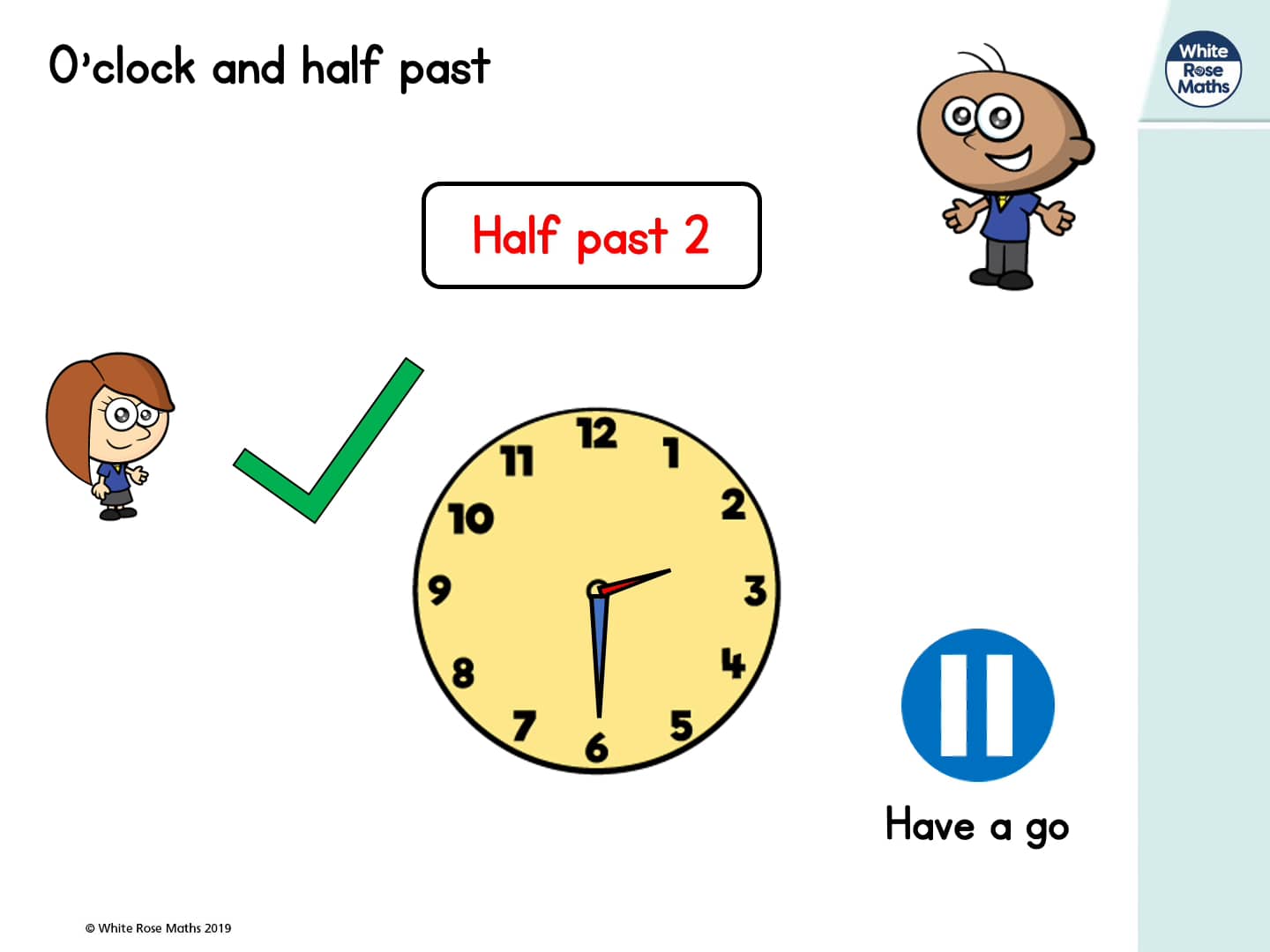 Year 2 Week 11 Lesson 3 o'clock and half past on Vimeo