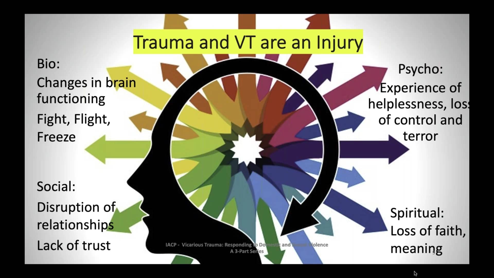 IACP - Vicarious Trauma Webinar Series - Part 2 - Individual Strategies ...