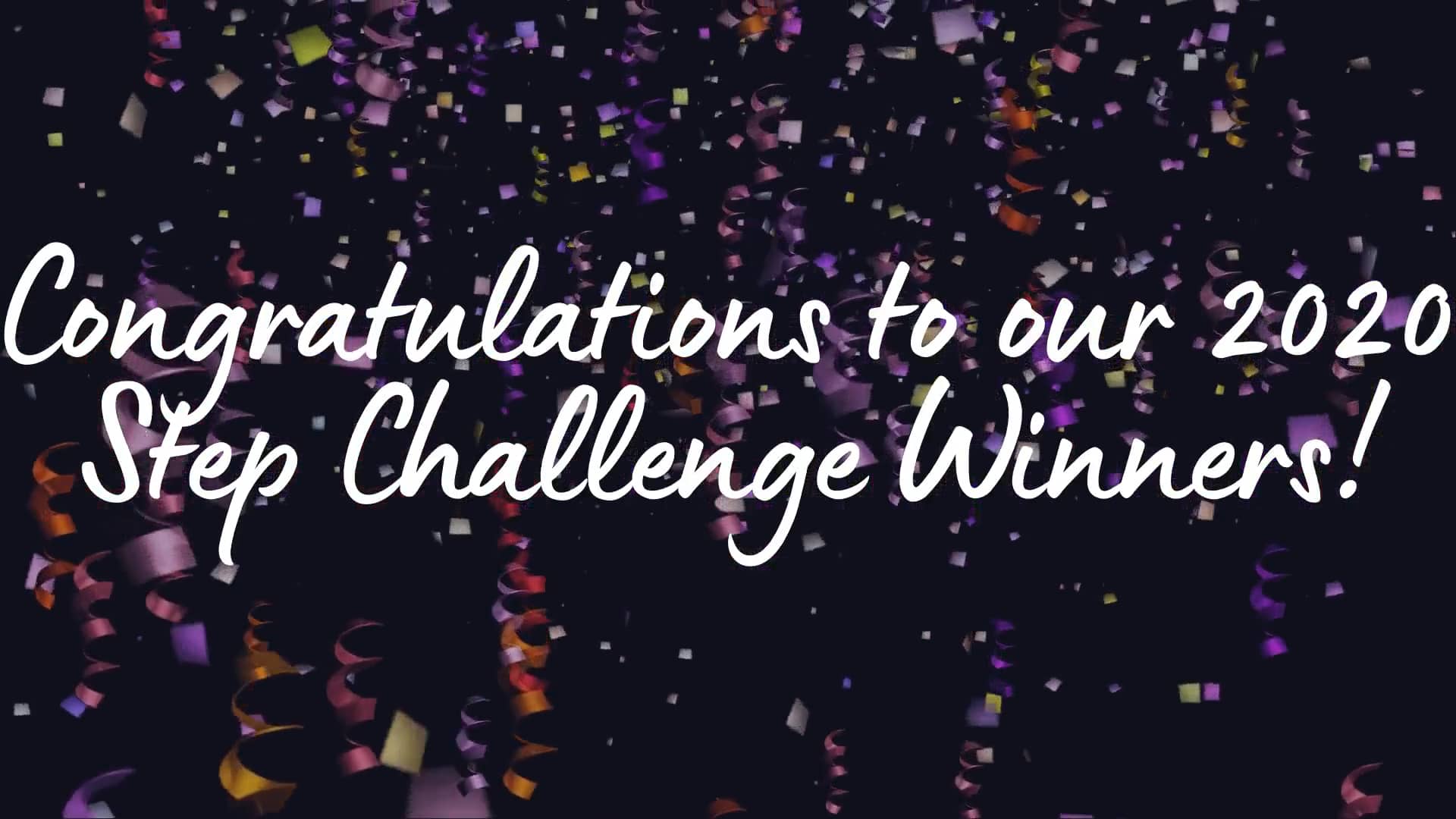 2020 Step Challenge Winners on Vimeo