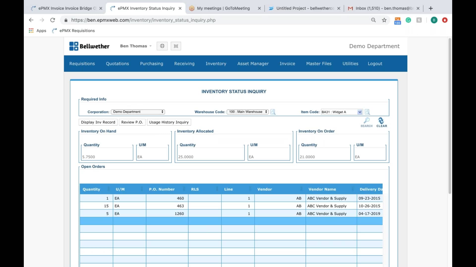 eMPX Inventory & Asset Manager on Vimeo