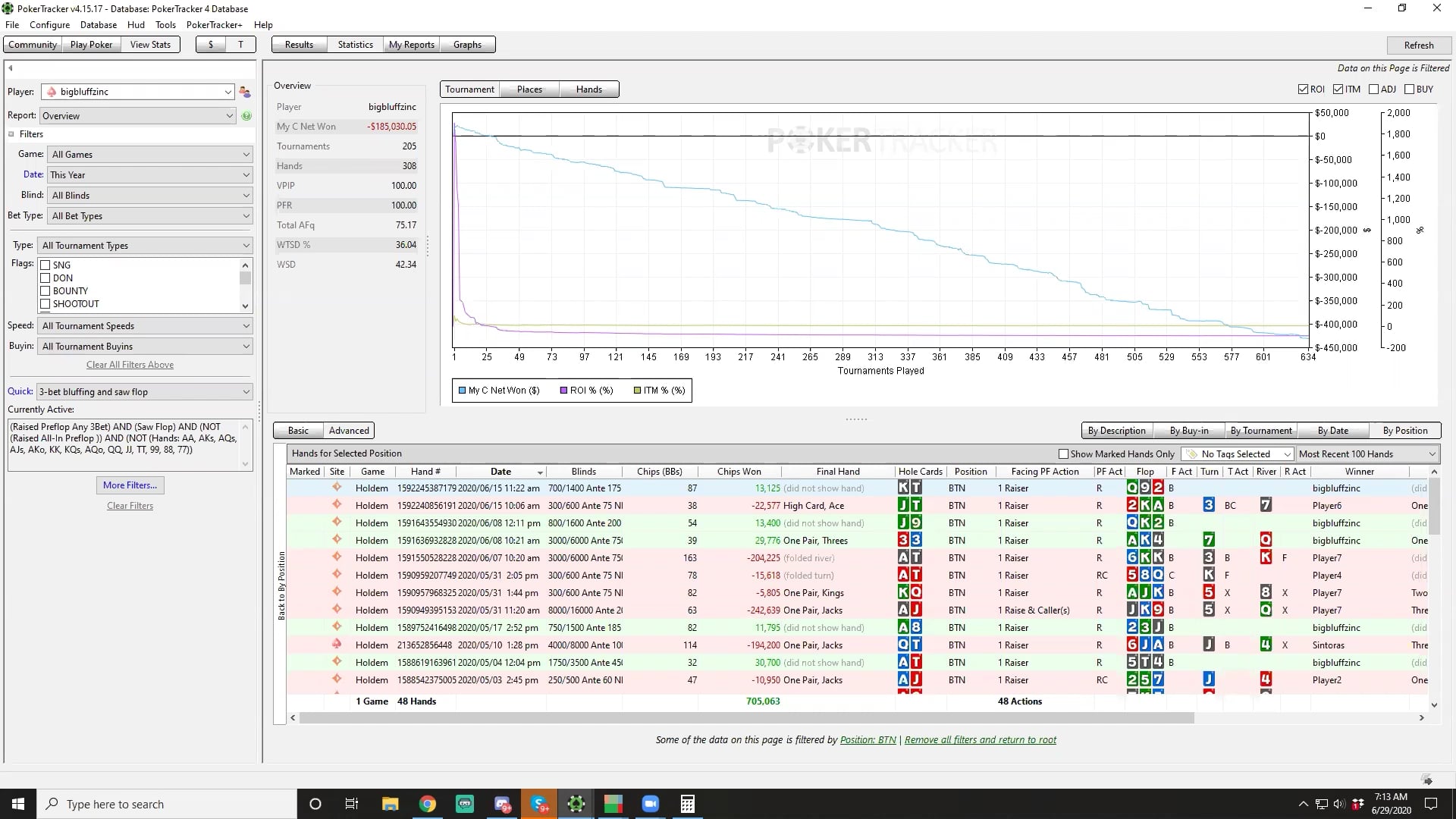 3way Solve (TT7) + 3Bet Bluffing Hands Review