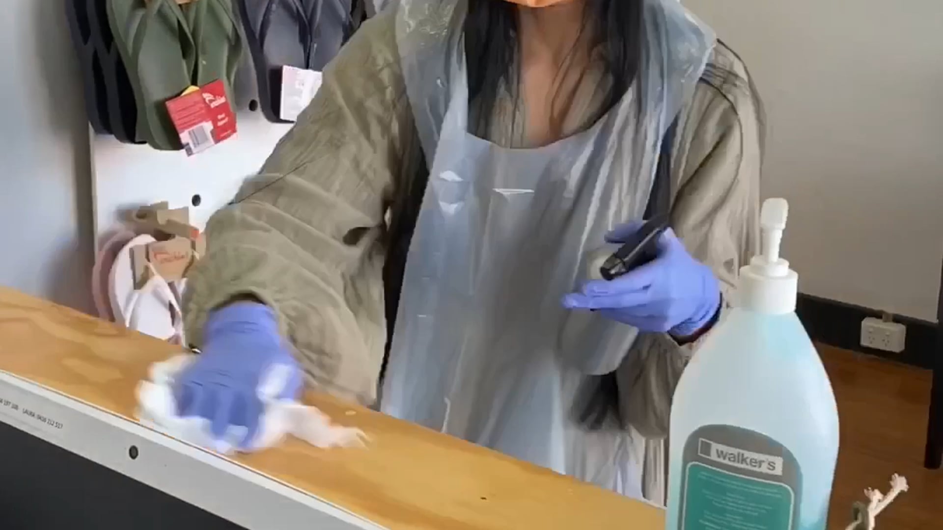 COVID cleaning in the clinic