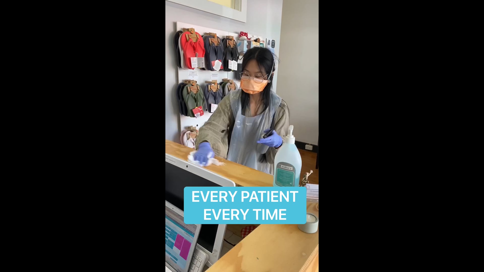 COVID cleaning in the clinic