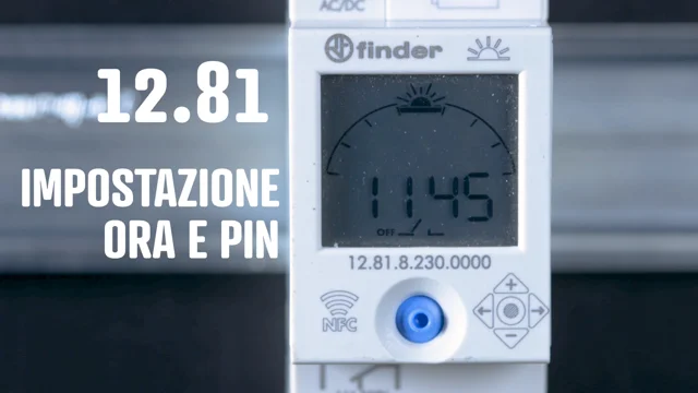 Tutorial – interruttore orario 12.81 – impostazione ora e pin