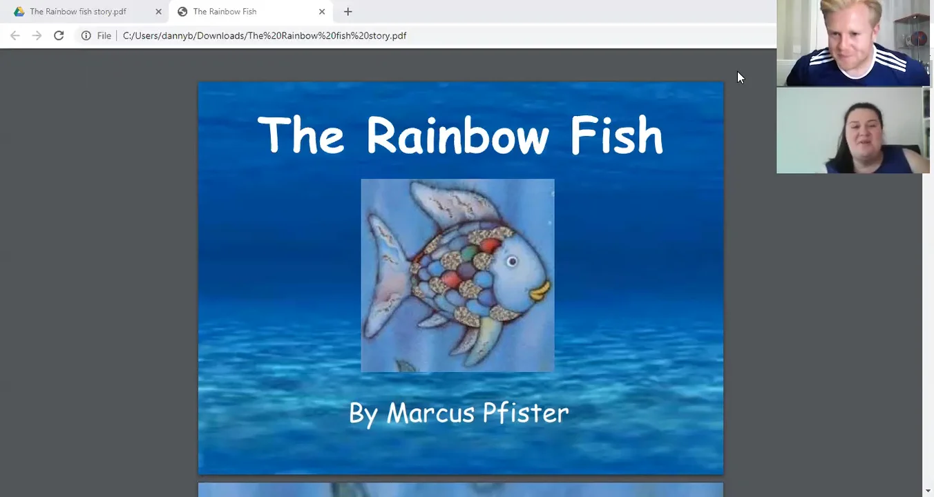 The Rainbow Fish Story by Danny and Lydia