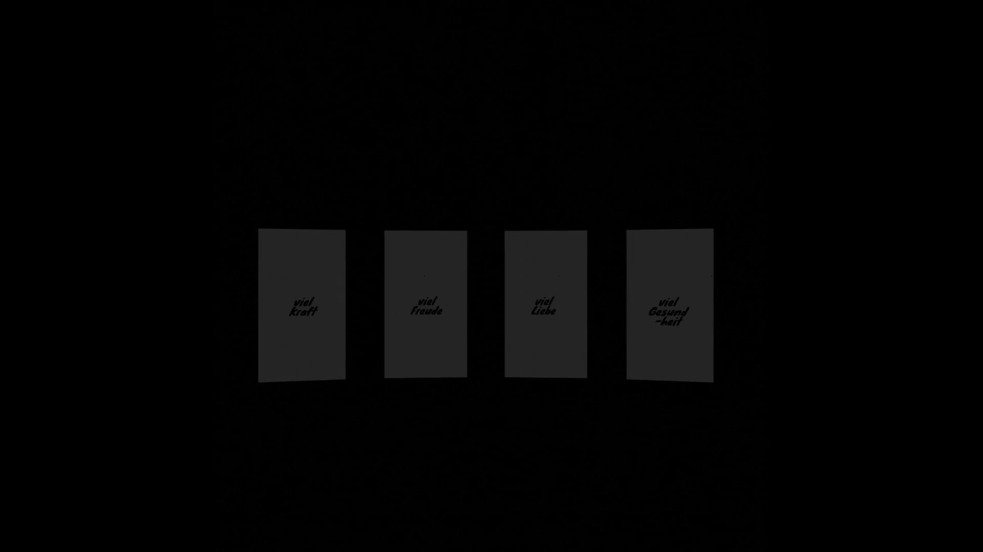 himmlisch digitale Handy 3D Gruß Worte animiert zu mehr Bedeutung mit Sounddesign & Music by Jonas Grauer