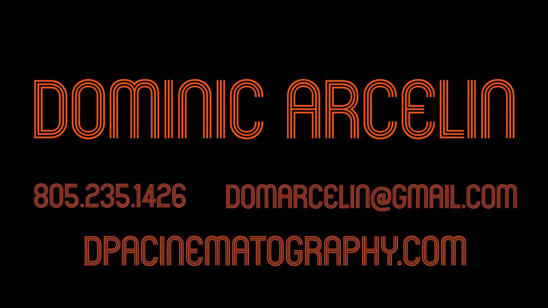 2020 Cinematography Reel