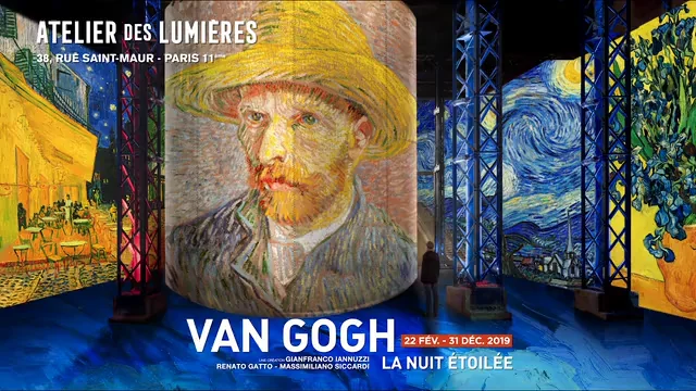 Van gogh hotsell atelier des lumières