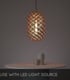 Video Wolfram Modern Pendant Light - Ø 32cm - 1xE27 - Matt Gold
