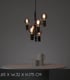 Video Leanne Modern Pendant Light - 6xE27 - Black