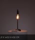 Video Leanne Modern Table Lamp - 1xE27 - Black
