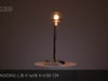 Lucide 30571/01/30 OTTELIEN stolní lampa E27 / 60W H50cm černá