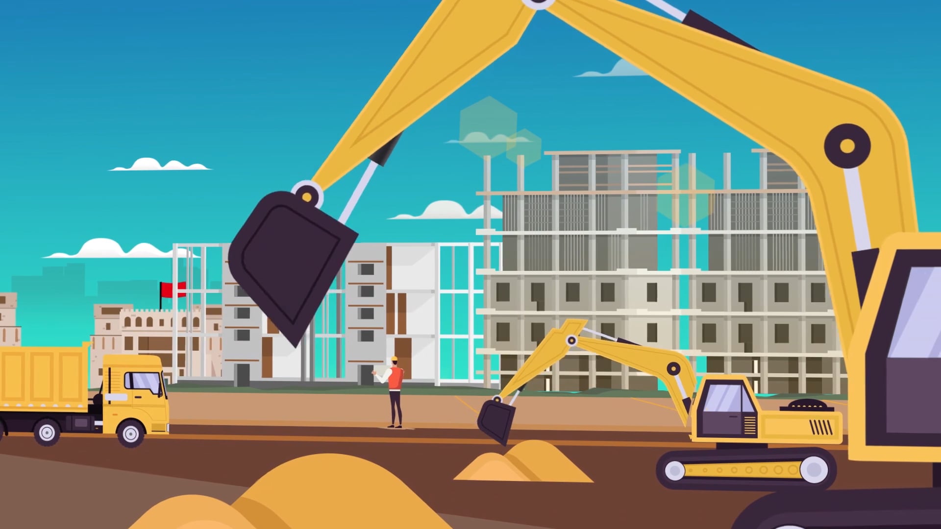 Riyadh al Al-akaria - motion graphic video