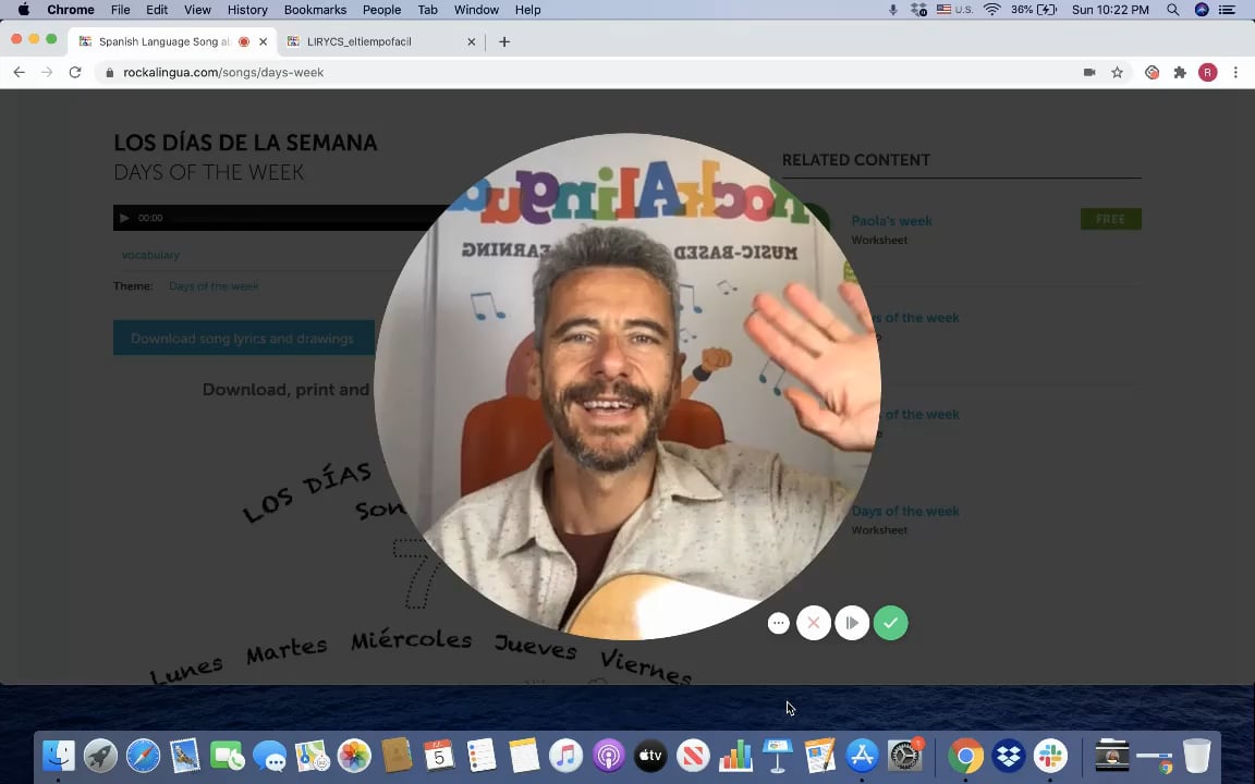 spanish-language-song-about-days-of-the-week-for-kids-rockalingua-on-vimeo