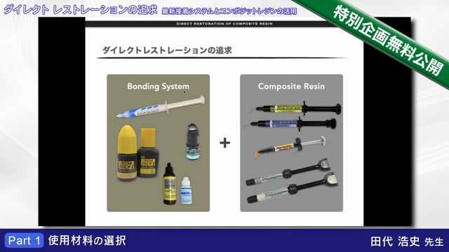 ダイレクトレストレーションの追求 最新接着システムとコンポジットレジンの活用