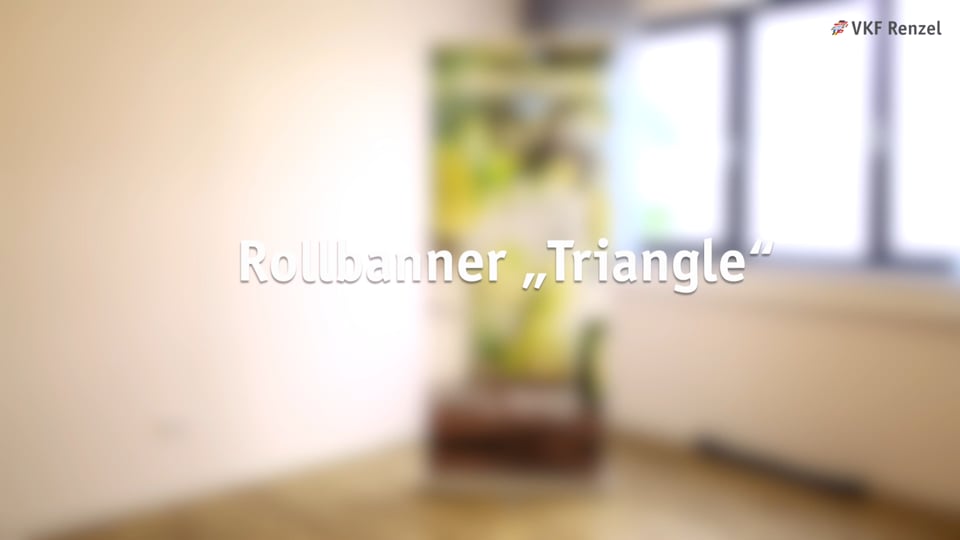 80-1067-X Rollbanner „Triangle“