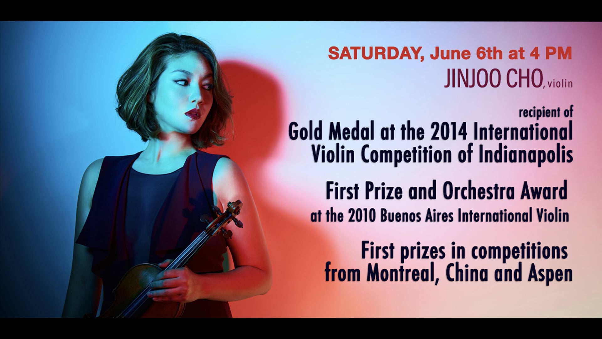 Live with Mainly Mozart, Episode 4- Jinjoo Cho, Violin