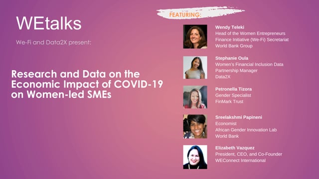 Research and Data on the Impact of the coronavirus on women-led SMEs |  Women Entrepreneurs Finance Initiative