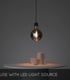 Video Julius Vintage Pendant Light - Ø 20cm - 1xE27 - Smoke Grey
