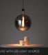 Video Julius Vintage Pendant Light - Ø 40cm - 1xE27 - Smoke Grey